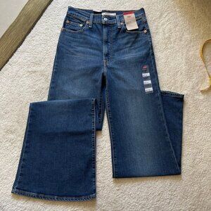 NWT Levi's Ribcage Bells High Rise Medium Wash Women's Jeans Size 28/32